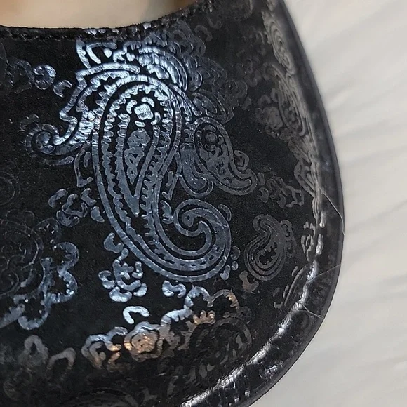 Alegria Jill Black Paisley Print  Mary Jane - Picture 3 of 13